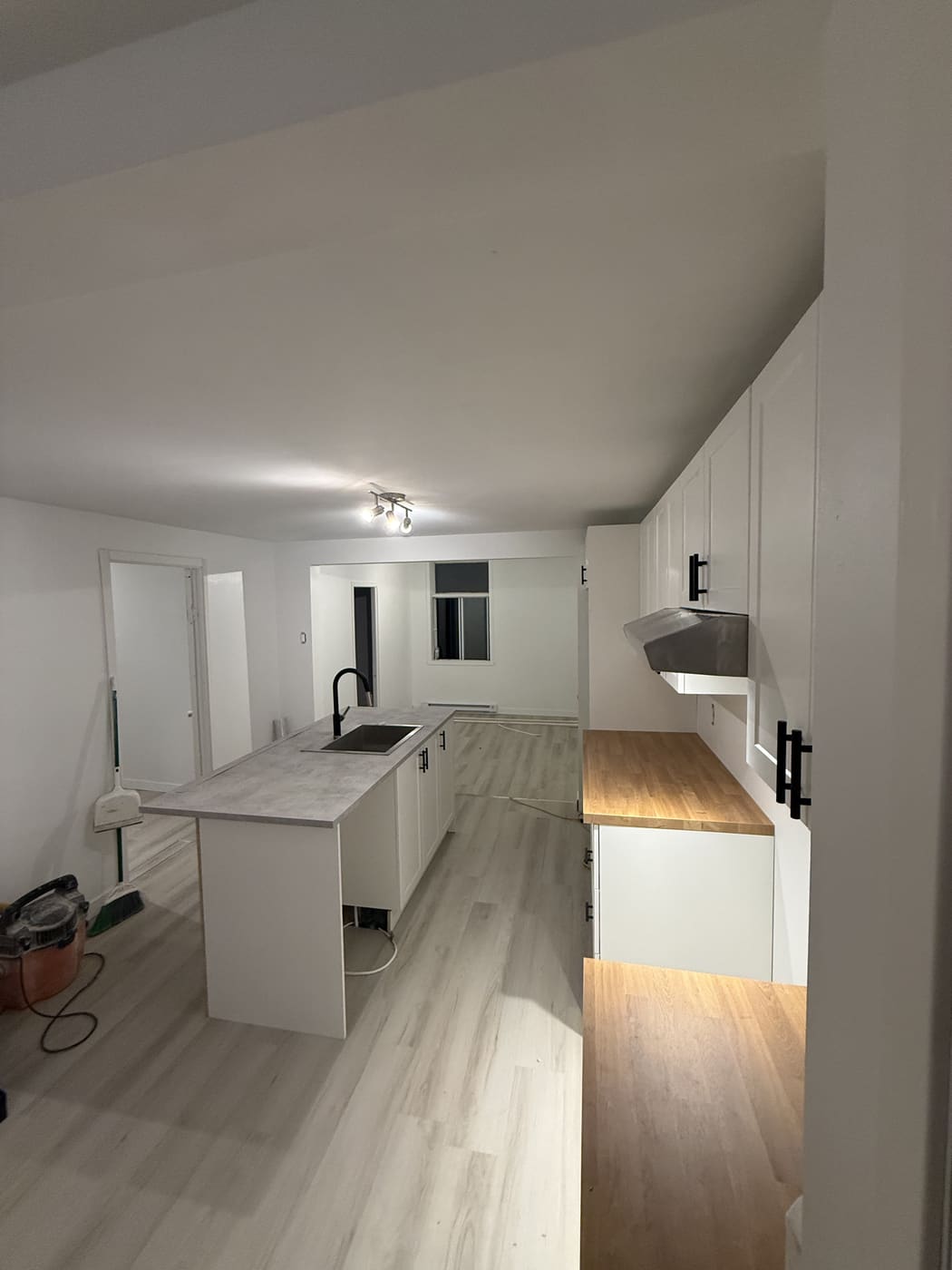 Cuisine à aire ouverte — transformation