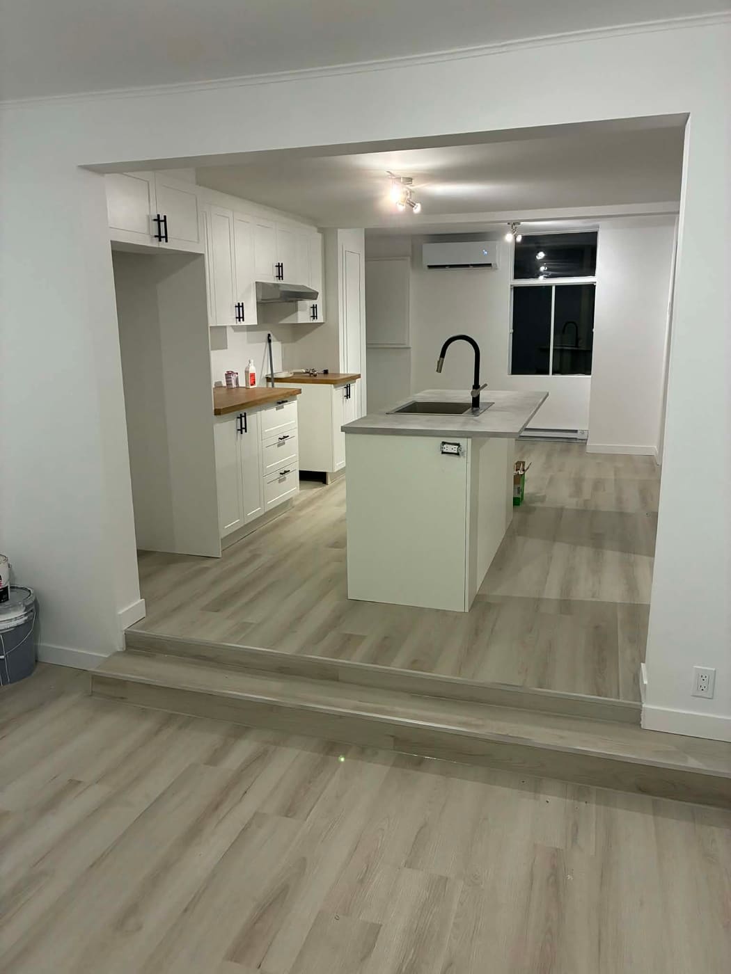 Cuisine à aire ouverte — transformation