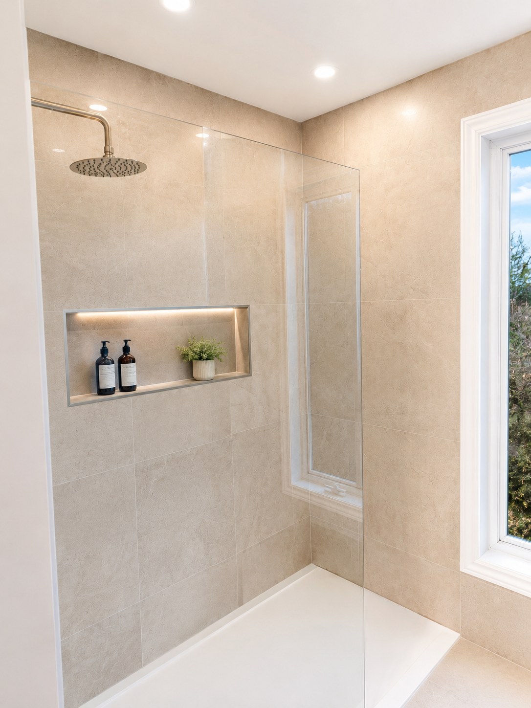 Grande salle de bain — double vanité