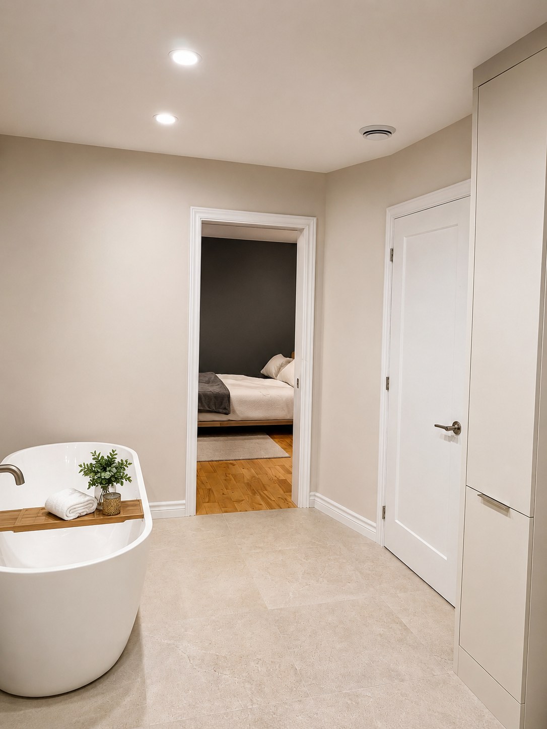 Grande salle de bain — double vanité